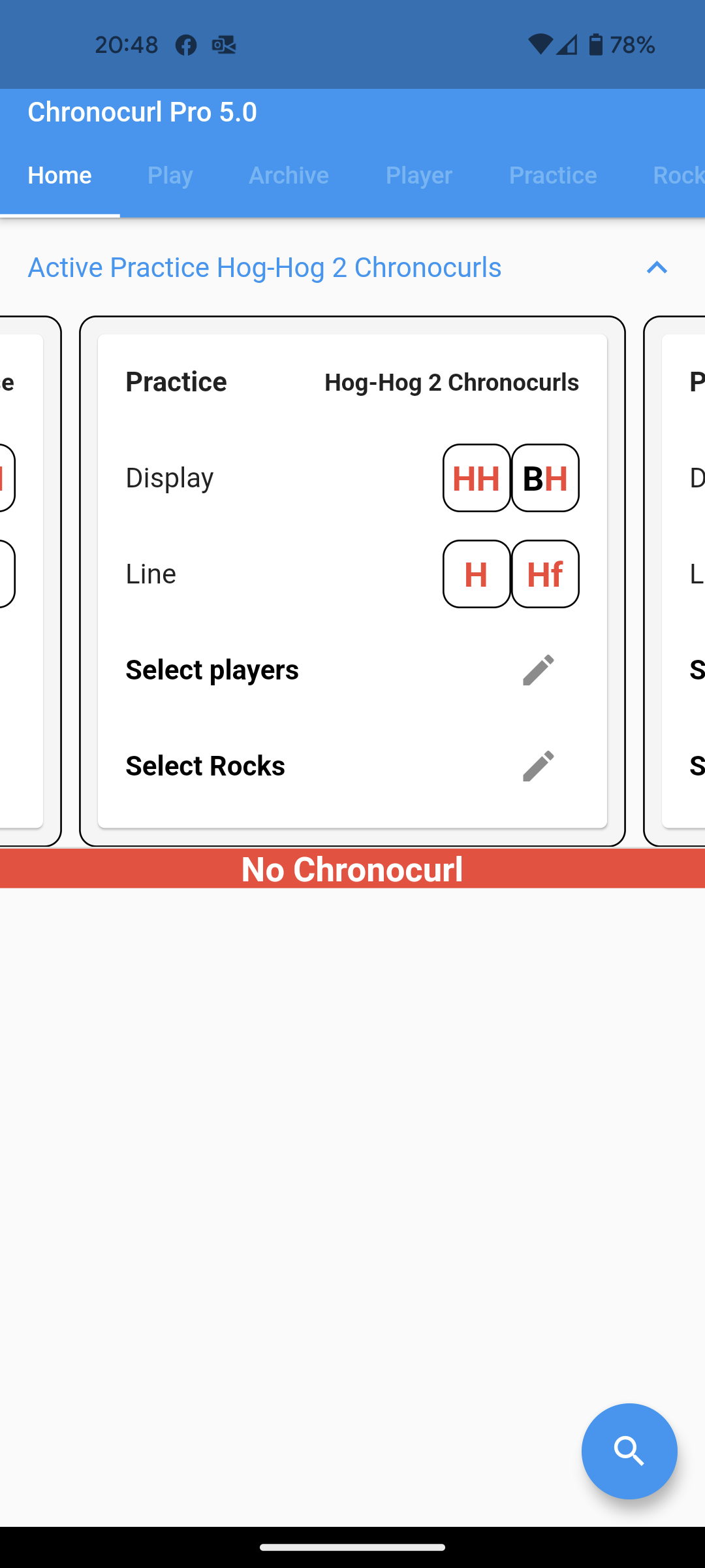 Home tab